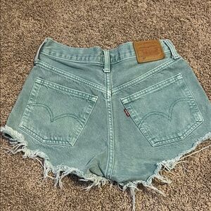 Levi's Women's Teal Jean Shorts